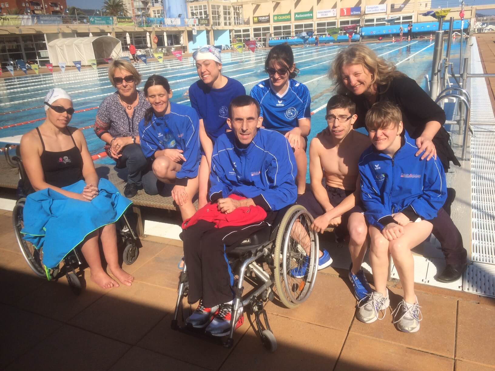 stage équipe natation en Espagne
