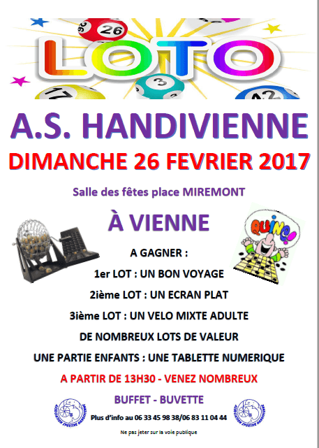 loto de l'AS HANDIVIENNE