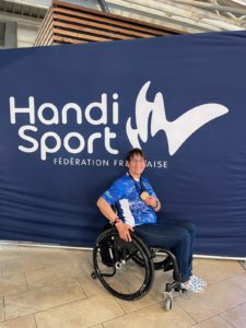 Championnats de France en bassin de 50m de natation handisport à Aix en Provence.