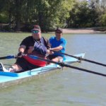 Entraînement handisport à l’Île Barlet avec le Club d’Aviron du Pays Viennois