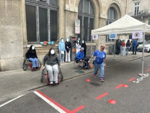 Les 16 et 17 octobre 2025, une action de sensibilisation a eu lieu à Vienne dans le cadre du Forum de la Prévention Routière.